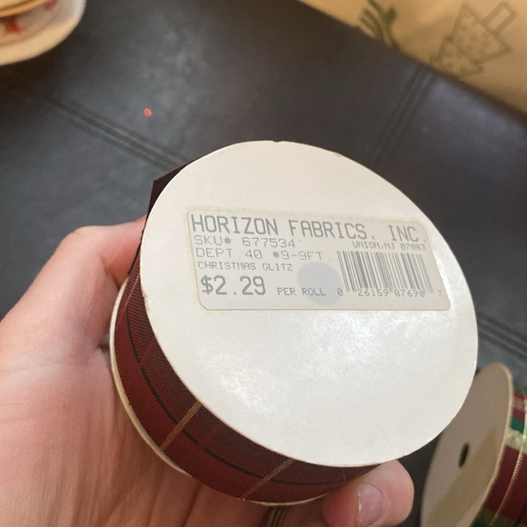 Vintage Christmas ribbon - Picture 3 of 4